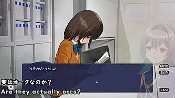 Shadows have sex in clubroom with machine subtitles