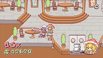 futanari cheffe takes huge cock in hentai game