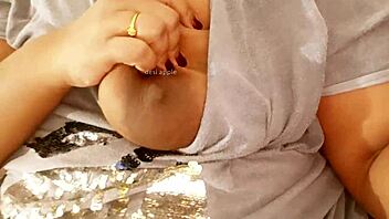 Bangla College Student Shows Off Sexy Tits for Group Fun?