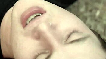 Beautiful transsexual gets a sensual foot massage with oil before the two women have hot lesbian sex.