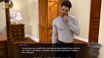 A visual novel where you can choose the actions of the protagonist in a porn game called Nursing back to pleasure.