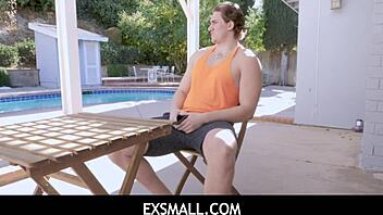 Hey, Liz Jordan needs that big cock course. Small brunette teen ready for action!