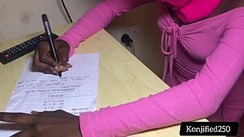 horny tutor and his coursemate... big cock in missionary