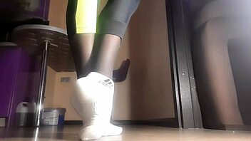 Look At These Sweaty Feet After Training, So Hot!