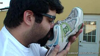 Foot Worship In Garden Yard Sale