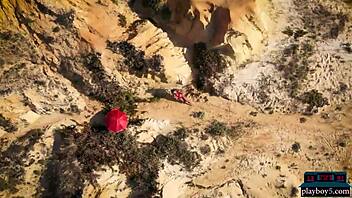 indian milf angel constance shows big natural tits solo.