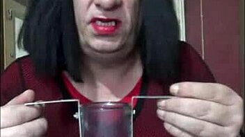 Bisexual crossdresser fills himself up part 1. What shy amateur does next in homemade scene?