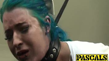 Young vixen with anal piercings suffers from rough anal sex and facial abuse