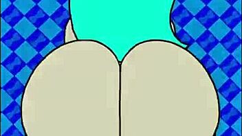 Abby from Beat Banger Legacy takes that monster cock deep in her ass, bent over and wet