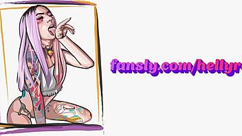 natural brunette finds ecstasy with her fingers