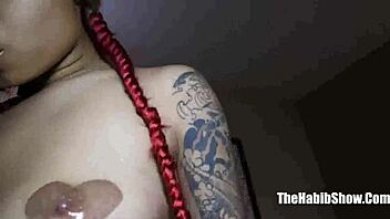 Nasty teen eagerly swallows cock in ghetto reality