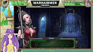 can a warhammer 40k inquisitor handle this rough brunette sucking action?