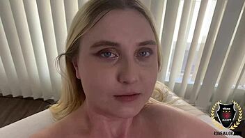 Blonde Pornstar Ashley Black Deepthroats Rome Major's Long Monster Cock In Intense Scene