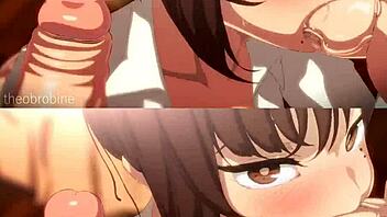 2D animated compilation of vanilla and futa (futanari) porn