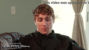 jocks cooking lesson turns into rough first gay fuck, what a surprise