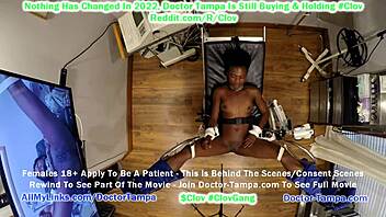 I got left behind but stacy invited me to her place with doctor for bondage.