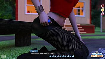 Episode 18: Eve gets caught in the shower and receives help from the attractive girls.