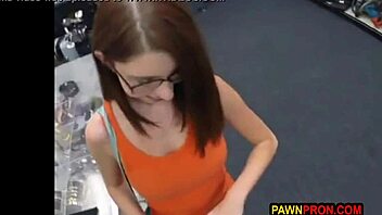 busty nerd fucked for student loan
