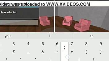 caught slutty roblox doctor banging her patient in condo on live cam