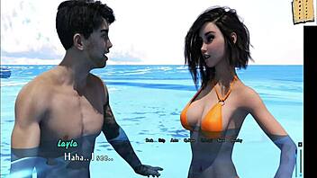 hey, wanna kiss underwater with layla in bikini?