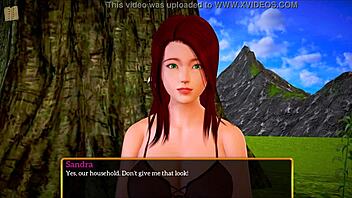 My new family episode with teen 18+ big tits and ass in homemade erotic game.