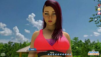 Episode 18: Eve gets caught in the shower and receives help from the attractive girls.