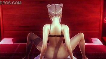 Small boobed blonde gets her sexual satisfaction from a big cock