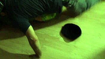 european teen in panties and thong shows off sexy legs on st patrick's day 😍