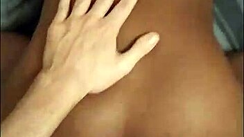 White man has rough sex with black woman in doggy style after meeting on Tinder