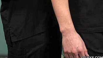 black physiotherapist treats patient with intense session.