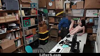 Amateur gay gets hardcore in the garage to escape imprisonment