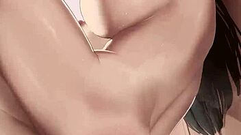 In this creampie cartoon milf anime hentai, yor forger is getting pounded by loid