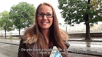 Hungarian Babe Picked Up on Street for POV Fuck in Flat