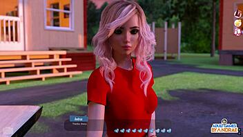 Episode 18: Eve gets caught in the shower and receives help from the attractive girls.