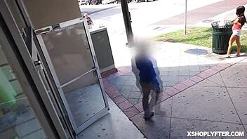 Pervy officer slams Natalie Porkman with his massive boner in hot pussy action!