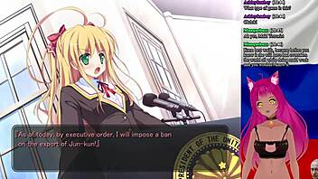 lewdneko fucks girlfriend president in game part 7