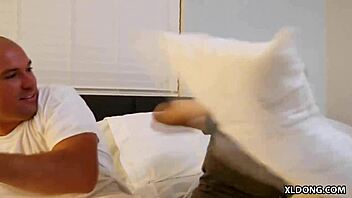 Slutty Roommate Craves Huge Cock in Toilet Cum Blast!