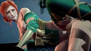 Witcher Parody: Triss L in Uncensored 3D Sex Game with Cosplay Costumes and Hentai Elements