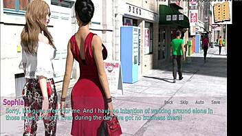 wife and stepmother with big ass playing erotic game at home