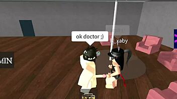 caught slutty roblox doctor banging her patient in condo on live cam