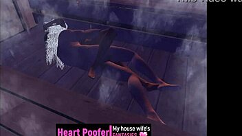 Chilling at the sauna with steamy vibes!