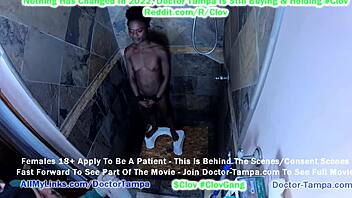 I got left behind but stacy invited me to her place with doctor for bondage.