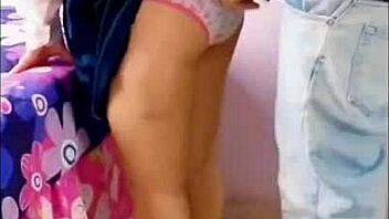 Mexican student fucks the cleaning lady's young friend