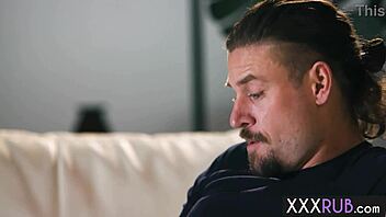 Want a wild massage? Sexy Russian milf Slimthick Vic rubs big tits on you!