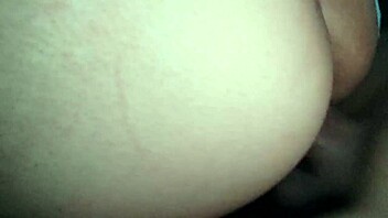 Big ass homemade brunette gets pumzied hard with cum