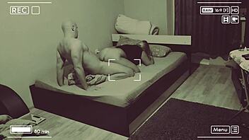 Curvy Wife Records Her Cheating Session On The Bed