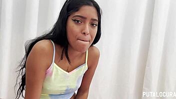 Putalocura creampie vaginal to peruvian kali in hard fuck