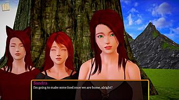 My new family episode with teen 18+ big tits and ass in homemade erotic game.