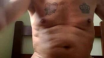 Man engages in intense gay sex with raw passion