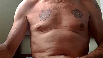 Man engages in intense gay sex with raw passion